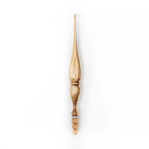 Деревянный крючок для вязания из древесины рябины 3 мм. K127