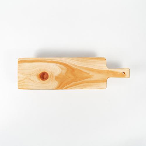 Деревянная сервировочная  доска для подачи блюд и закусок из древесины кедра RD10