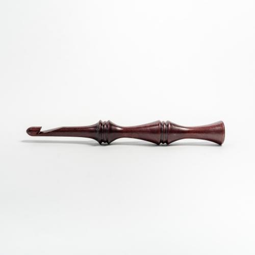 Деревянный крючок для вязания из кедра 8 мм. K280