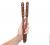 Спицы для вязания из дерева 13мм/305мм прямые береза  #N6