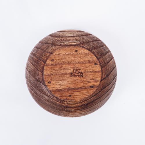 Деревянная тарелка (чаша) из дерева вяз 150 мм. T48