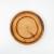 Деревянная плоская тарелка из сибирского кедра 205 мм T170