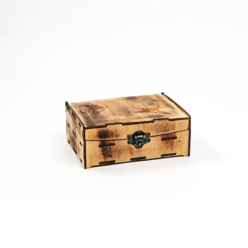 Подарочный деревянный короб для рюмок (стопок) PK39