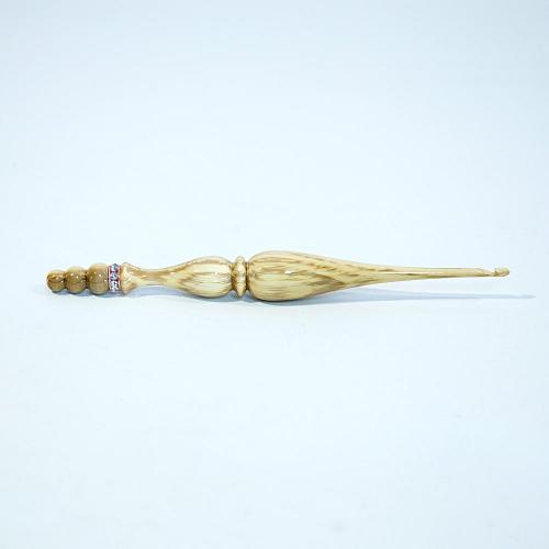 Деревянный крючок для вязания из древесины рябины 3 мм. K110