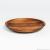 Деревянная плоская тарелка из дерева сибирский кедр 185 мм. T97