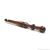 Деревянный крючок для вязания из древесины кедра 10 мм. K66
