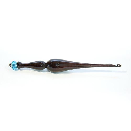 Деревянный крючок для вязания из древесины кедра 4 мм. K96