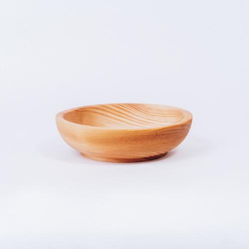 Деревянная тарелка (чаша) из сибирского кедра 165 мм. T35