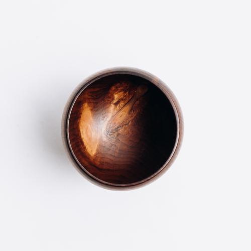 Деревянная Креманка (чаша) на ножке из древесины сибирского кедра. T177
