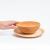 Набор деревянных тарелок серии "Лотос" из сибирского кедра 2 штуки TN55