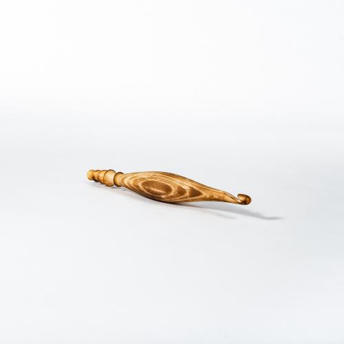 Деревянный крючок для вязания из древесины кедра 7 мм. K264