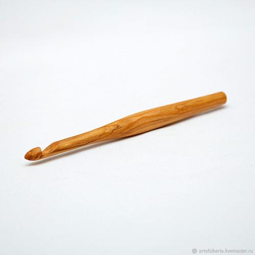 Деревянный крючок для вязания из древесины вишни. 8,5 мм. K52