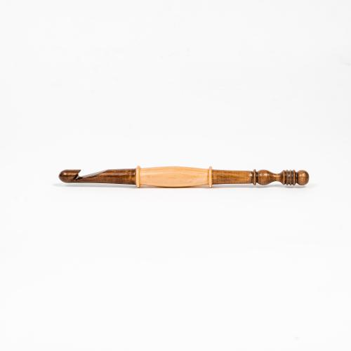 Деревянный крючок для вязания из кедра 9 мм. K297
