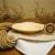 Деревянная тарелка-блюдце из сибирского кедра 19 см. T78