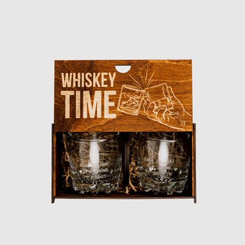 Набор бокалов "Whiskey time" в подарочной коробке PKS17