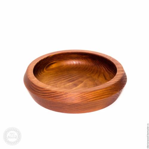 Деревянная тарелка из древесины кедра 210 мм. T29