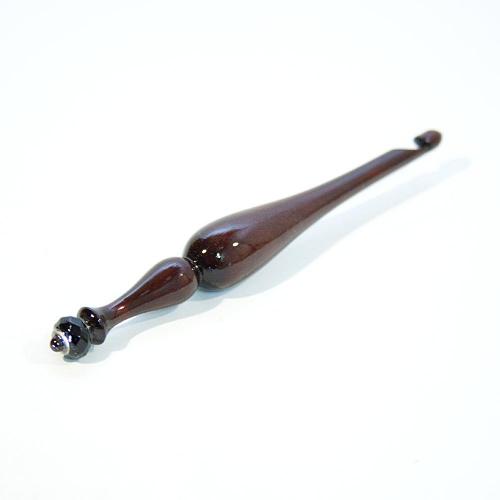 Деревянный крючок для вязания из древесины кедра 8 мм. K92