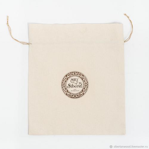Подарочная упаковка мешок из ткани 30 х 45 см