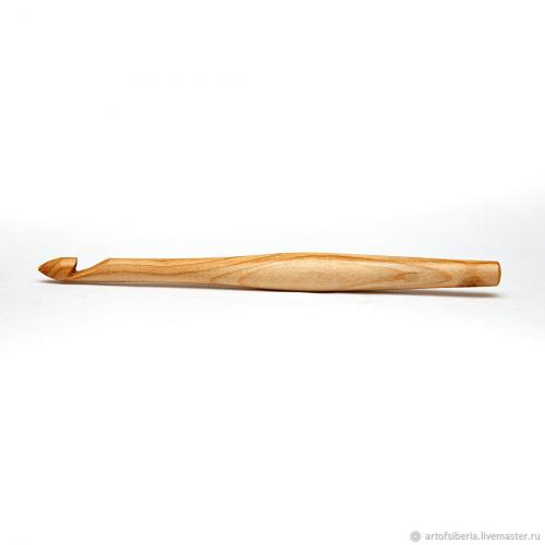 Крючок для вязания 9.5 мм Деревянный Вишня Крючки из дерева #K54