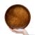 Деревянная чаша-тарелка из древесины сибирская пихта. 24 см.  T64