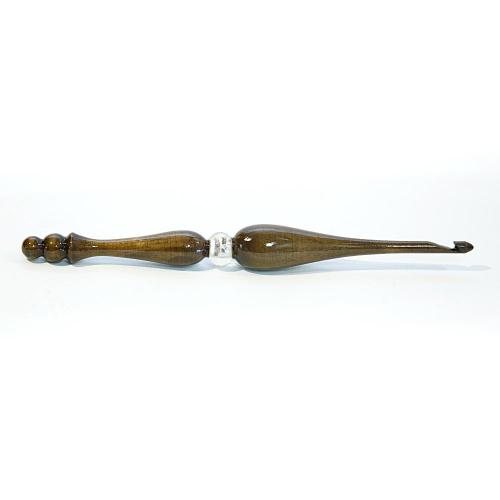 Деревянный крючок для вязания из древесины кедра 5 мм. K102