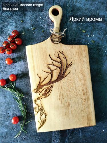 Разделочная доска из спила Сибирского кедра RD192
