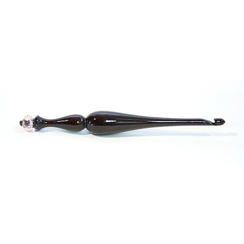 Деревянный крючок для вязания из сибирского кедра 6 мм. K94