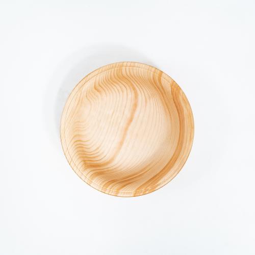 Деревянная глубокая тарелка из сибирского кедра серии "Аристократ" 190 мм T139