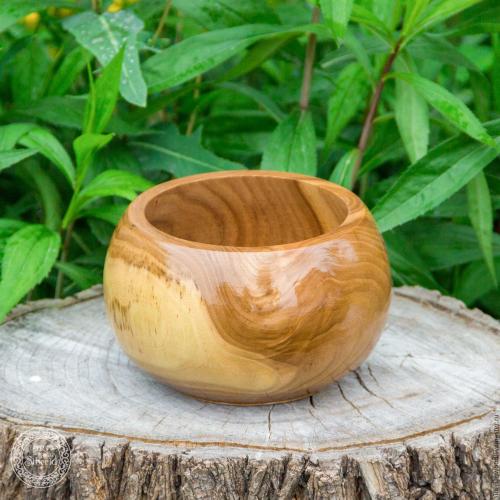 Деревянная ваза из древесины вяза. V11