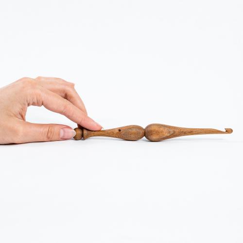 Деревянный крючок для вязания из древесины вяза 6,0 мм. K242