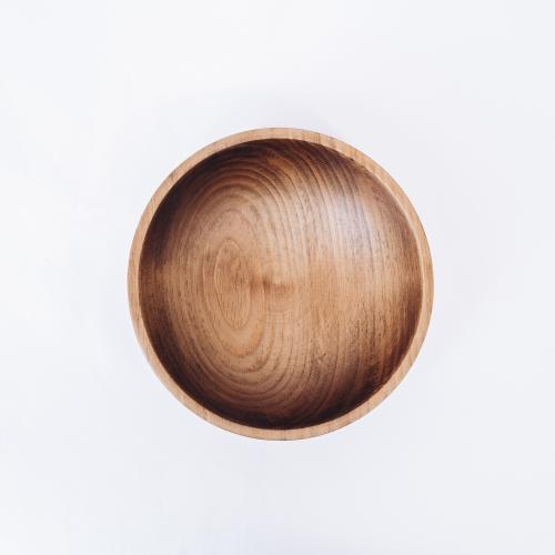 Деревянная глубокая тарелка из дерева сибирский кедр 170 мм. T128