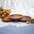 Набор деревянных тарелок из древесины сибирского кедра 195 мм. TN38