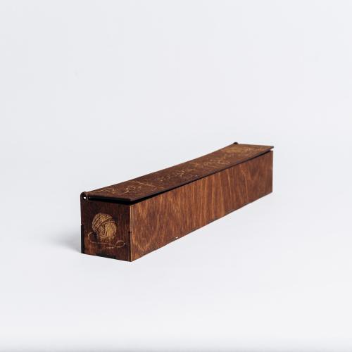 Деревянное Опорное веретено в подарочном органайзере, коробке. OV8