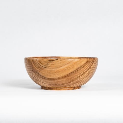 Деревянная тарелка из дерева вяз 145 мм. T159